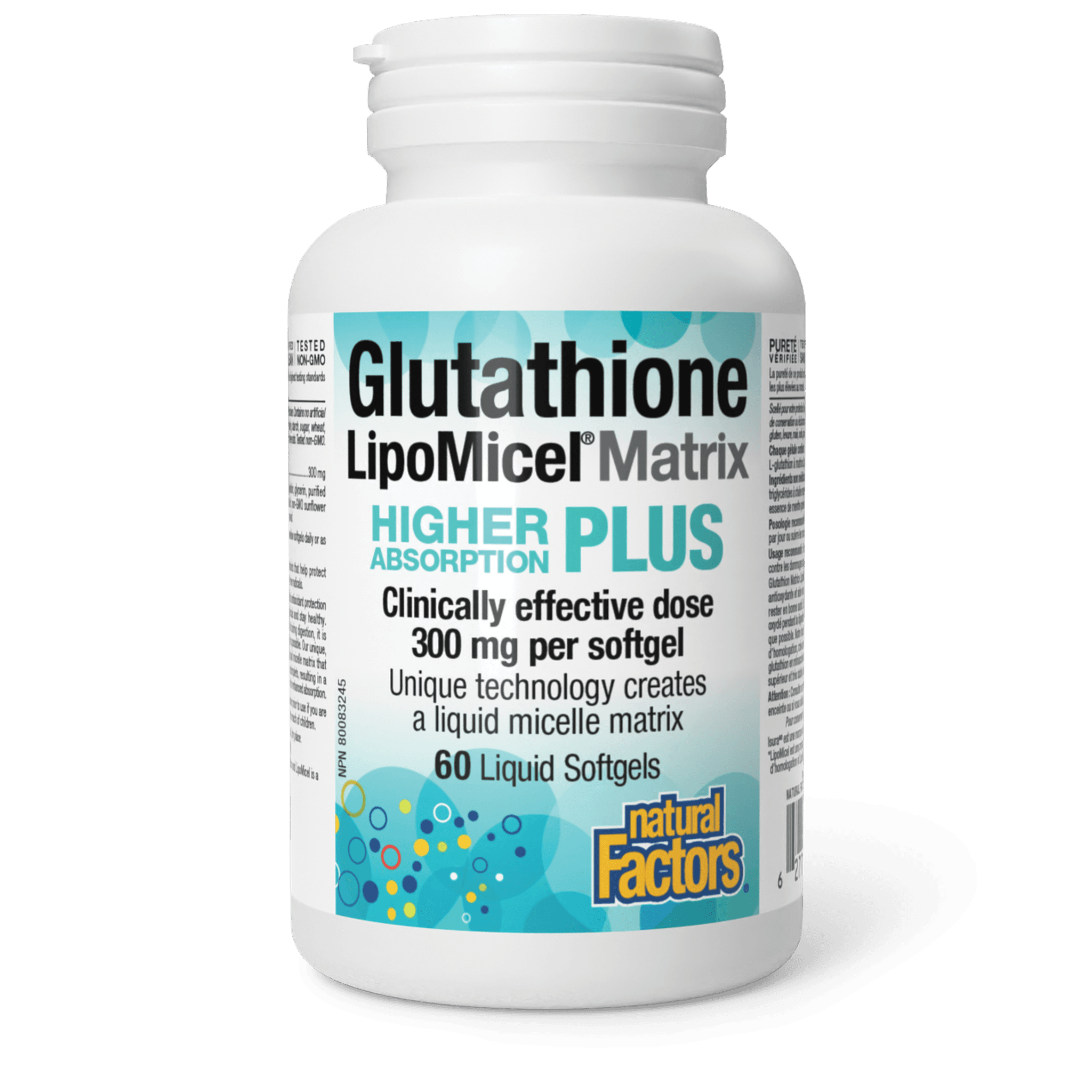 BIOCLINIC NATURALS GLUTATHIONE LIPOMICEL 300MG SOFTGELS 60S
