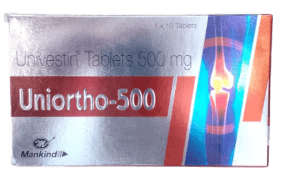 UNIORTHO 500MG TABS 30'S