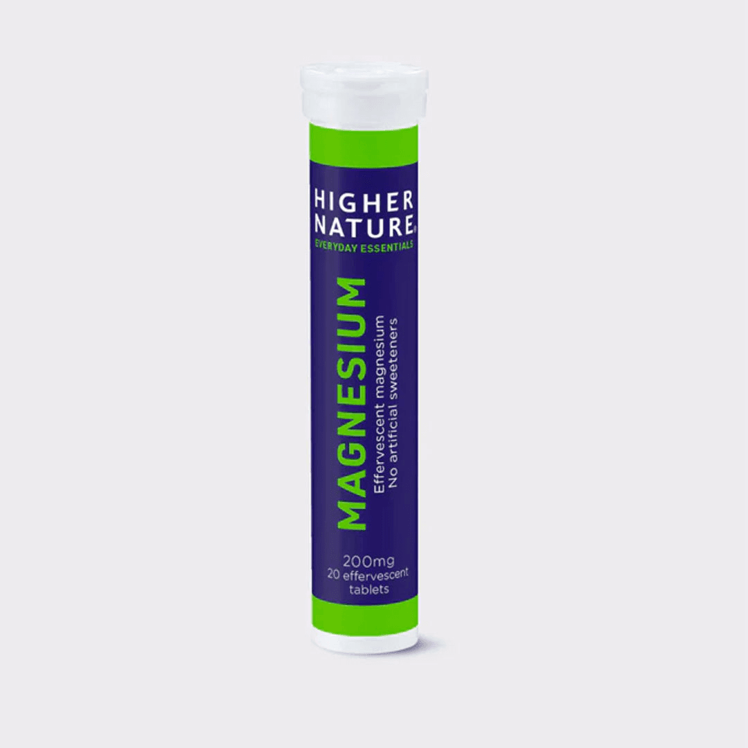 HIGHER NATURE MAGNESIUM EFFERVESCENT 200MG TABLETS 20'S