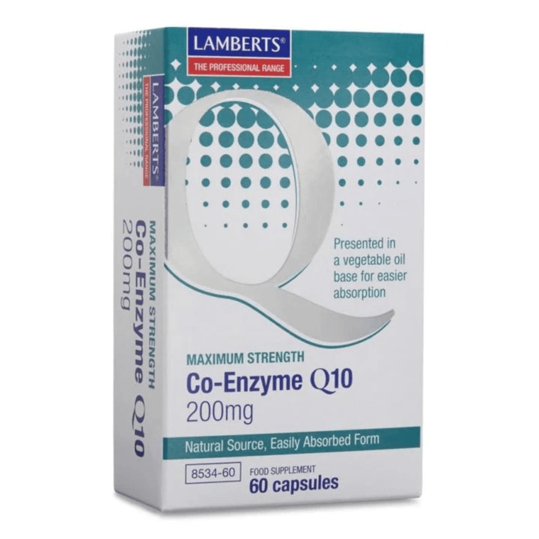 LAMBERTS MAXIMUM STRENGTH CO ENZYME Q10 200MG TABS 60'S