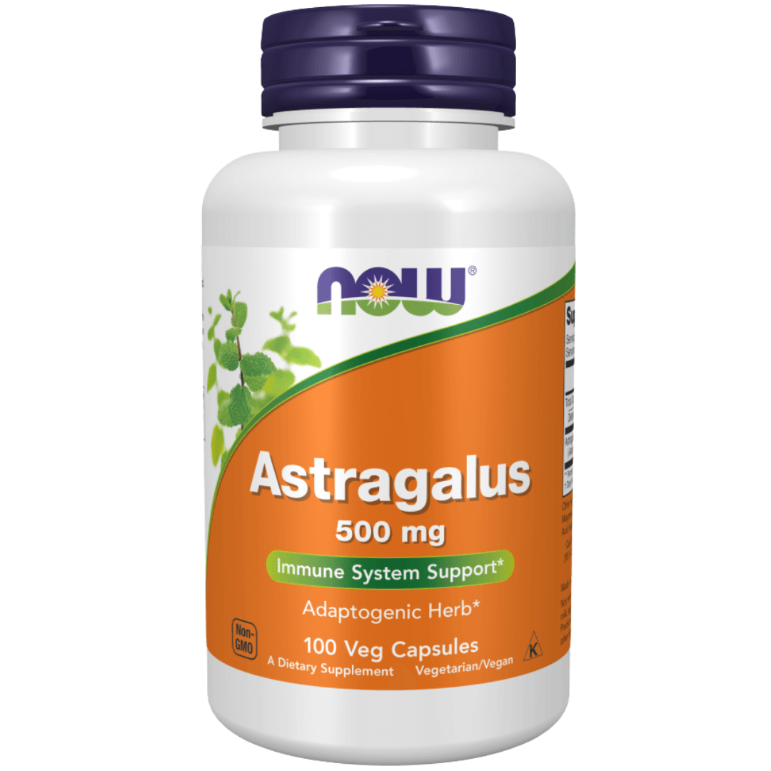 NOW ASTRAGALUS 500MG C 100 VEG CAPSULES