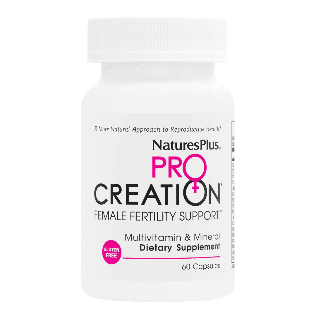 NATURESPLUS PRO CREATION FEMALE FERTILITY SUPPORT FEMALE 60 CAPSULES
