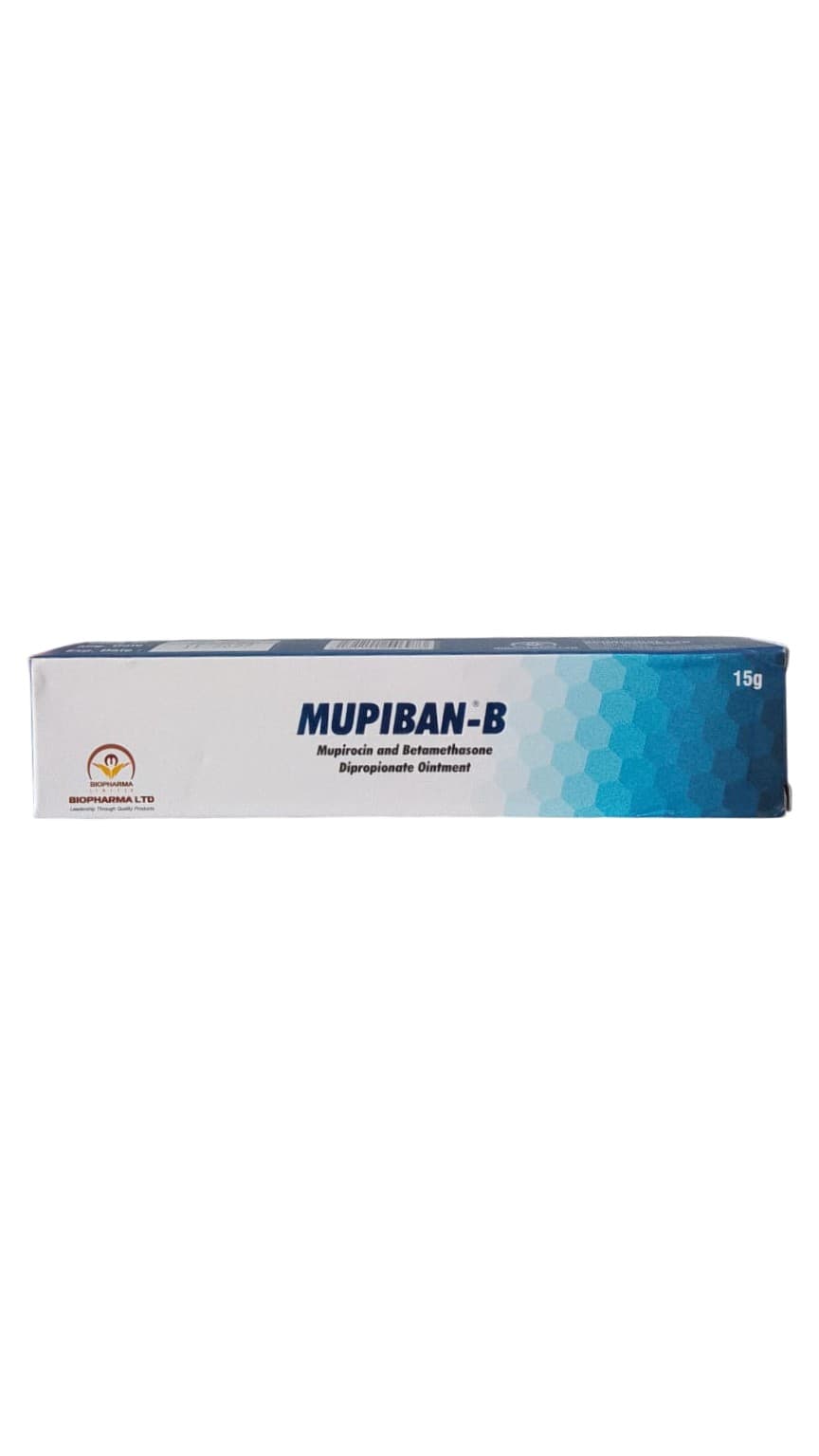 MUPIBAN B OINTMENT (MUPIROCIN/BETAMETHASON) 15GMS