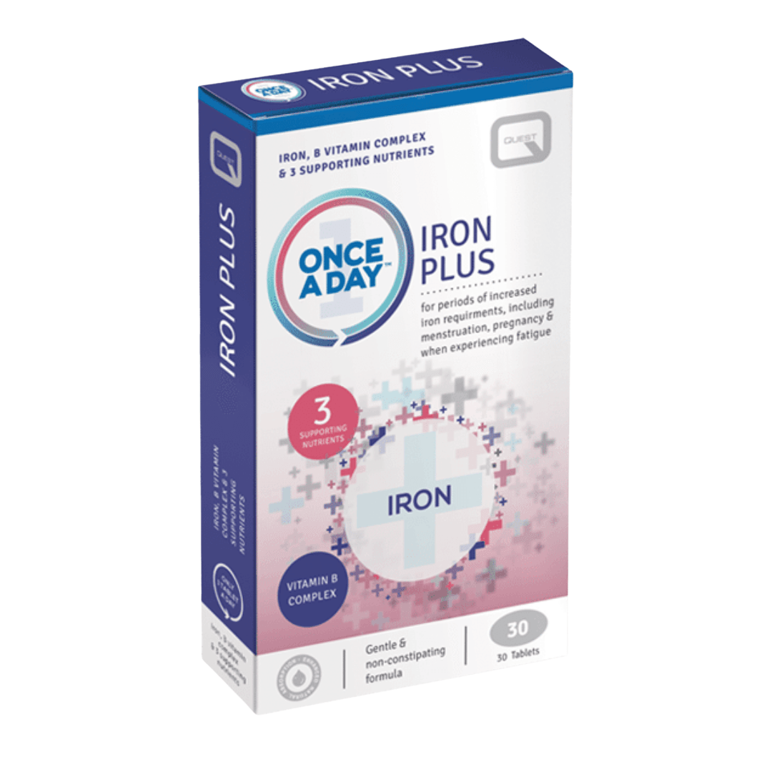 QUEST ONCE A DAY IRON PLUS 30 TABLETS
