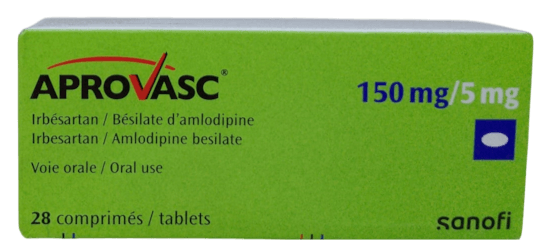 APROVASC 150MG/5MG TABLETS 28'S